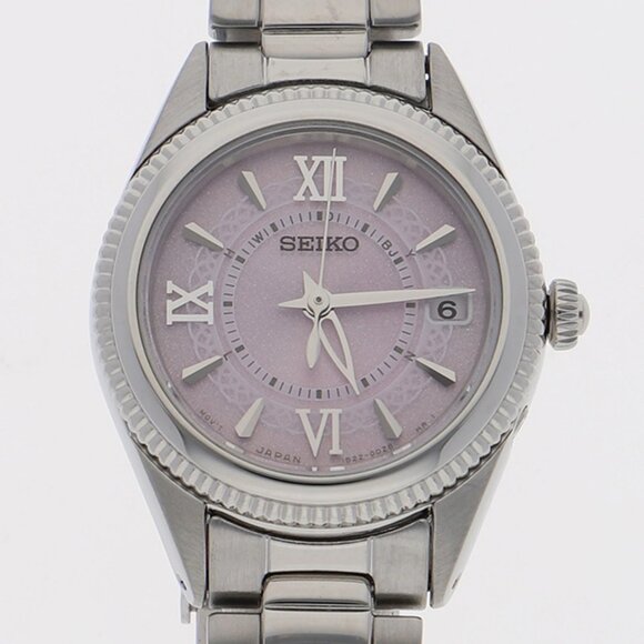 WATCH SEIKO SWFH063 1B22-0BZ0 Tisse pink SS SOL - Picture 1 of 10